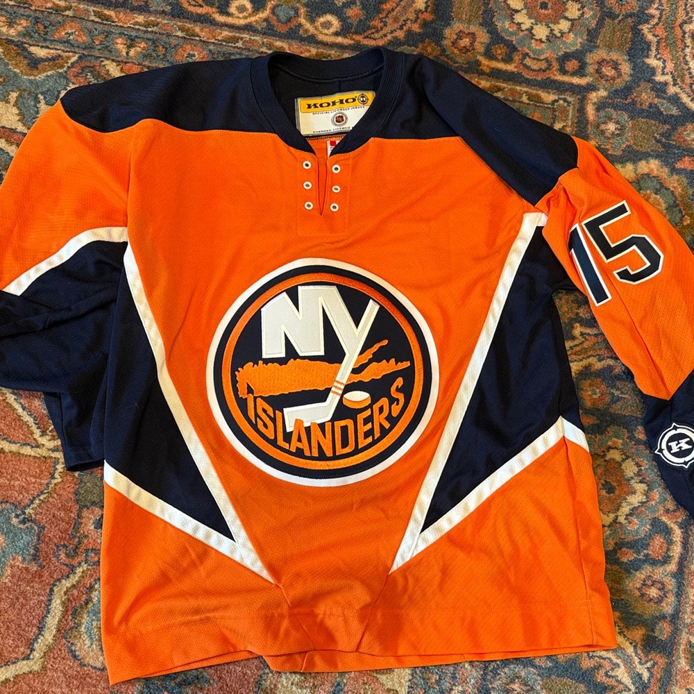 New York Islanders Brad Isbister Jersey #15 size Medium